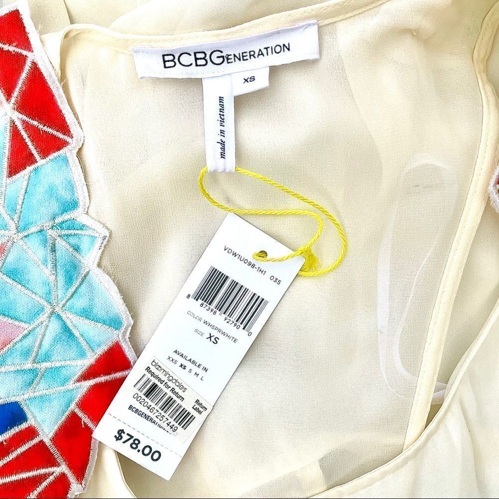 BCBGeneration Patchwork Layered Tank NWT - image 2